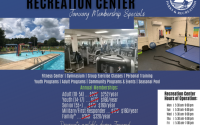 Free Month with Annual Membership at Iredell County Recreation Center