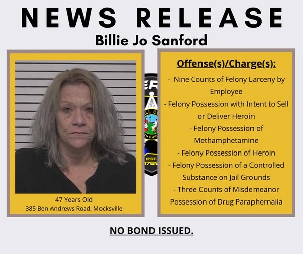 Deputies Arrest Employee for Larceny, Drug Possession at Harmony Store