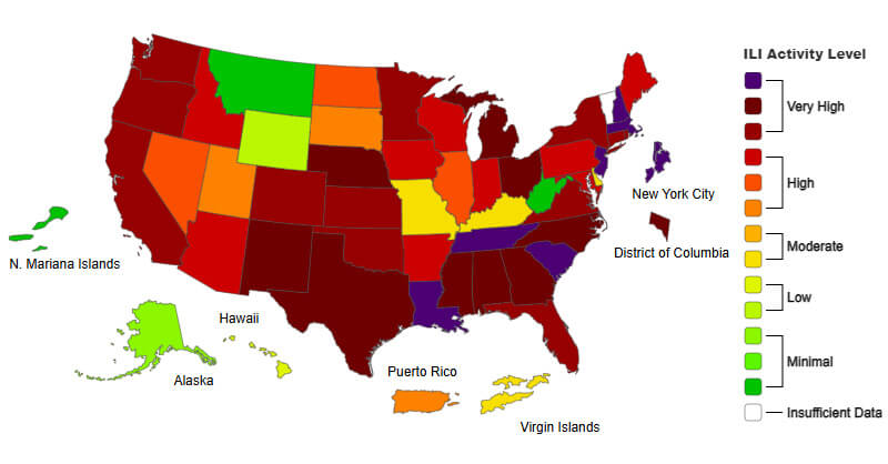 Flu Activity Rises in North Carolina as Health Officials Urge Precautions