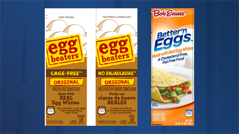 Egg Beaters, Bob Evans products part of nationwide recall