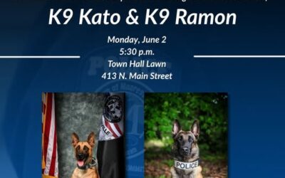 Mooresville to Honor Retiring Police K9s Kato and Ramon at Public Ceremony