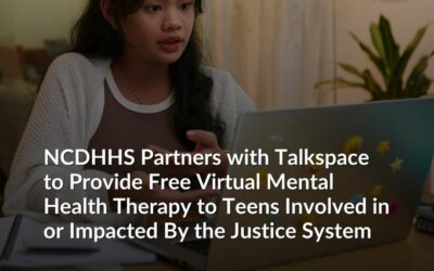 NCDHHS, Talkspace Offer Free Therapy for Justice-Involved Teens