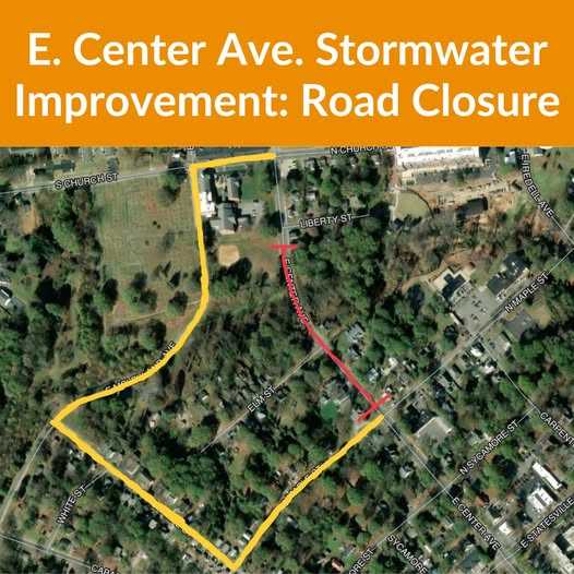 E. Center Avenue to Close for Stormwater Improvements