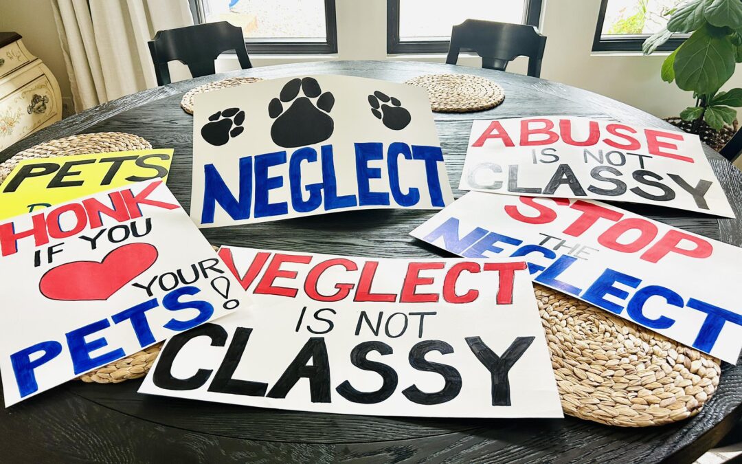 Protest Held at Classy Critters in Mooresville Following Animal Care Concerns