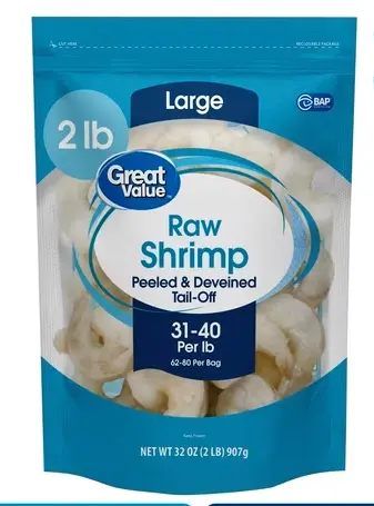 FDA Issues Advisory on Great Value Frozen Shrimp Sold at Walmart