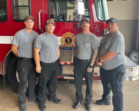 Statesville Fire Department Hazmat Team Wins First Place in Statewide Competition