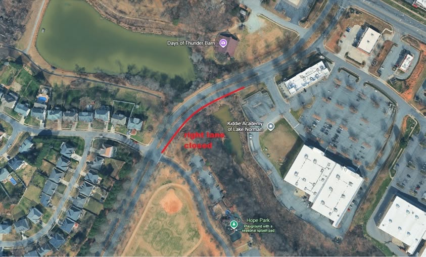 Lane Closure Scheduled on Morrison Plantation Parkway for Stormwater Work