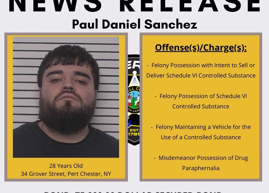 Traffic Stop on I-77 Leads to Seizure of 600 THC Vape Cartridges, Driver Arrested