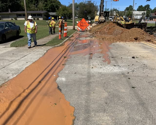 Brookdale Drive Water Line Repairs Completed