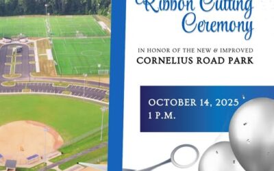Mooresville to Hold Ribbon Cutting for Renovated Cornelius Road Park on October 14