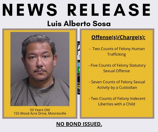 Mooresville Man Arrested in Florida on Child Sex Offense Charges