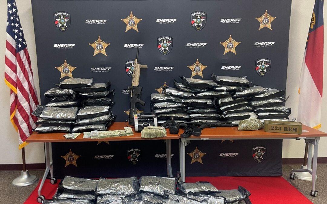 Three Arrested and More Than 80 Pounds of Marijuana Seized in Iredell County Investigation
