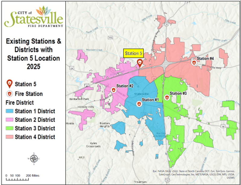 Statesville Council Approves Plans for Temporary Fire Station 5