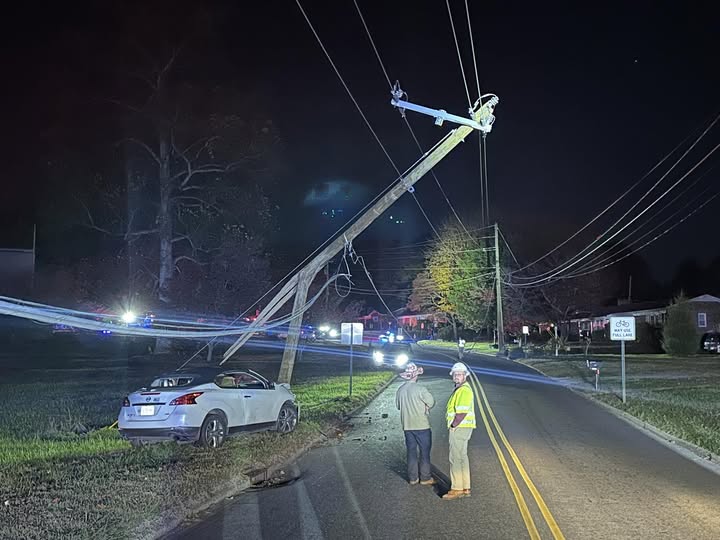 Statesville Power Restored After Accident on N. Oakland Avenue