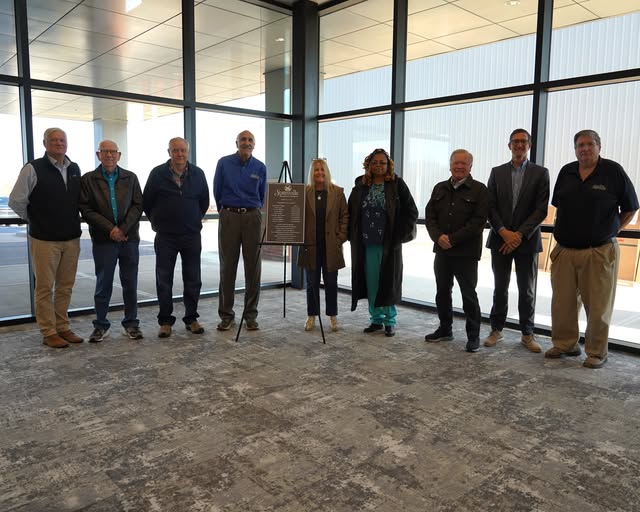 Statesville Airport Unveils Terminal Plaque